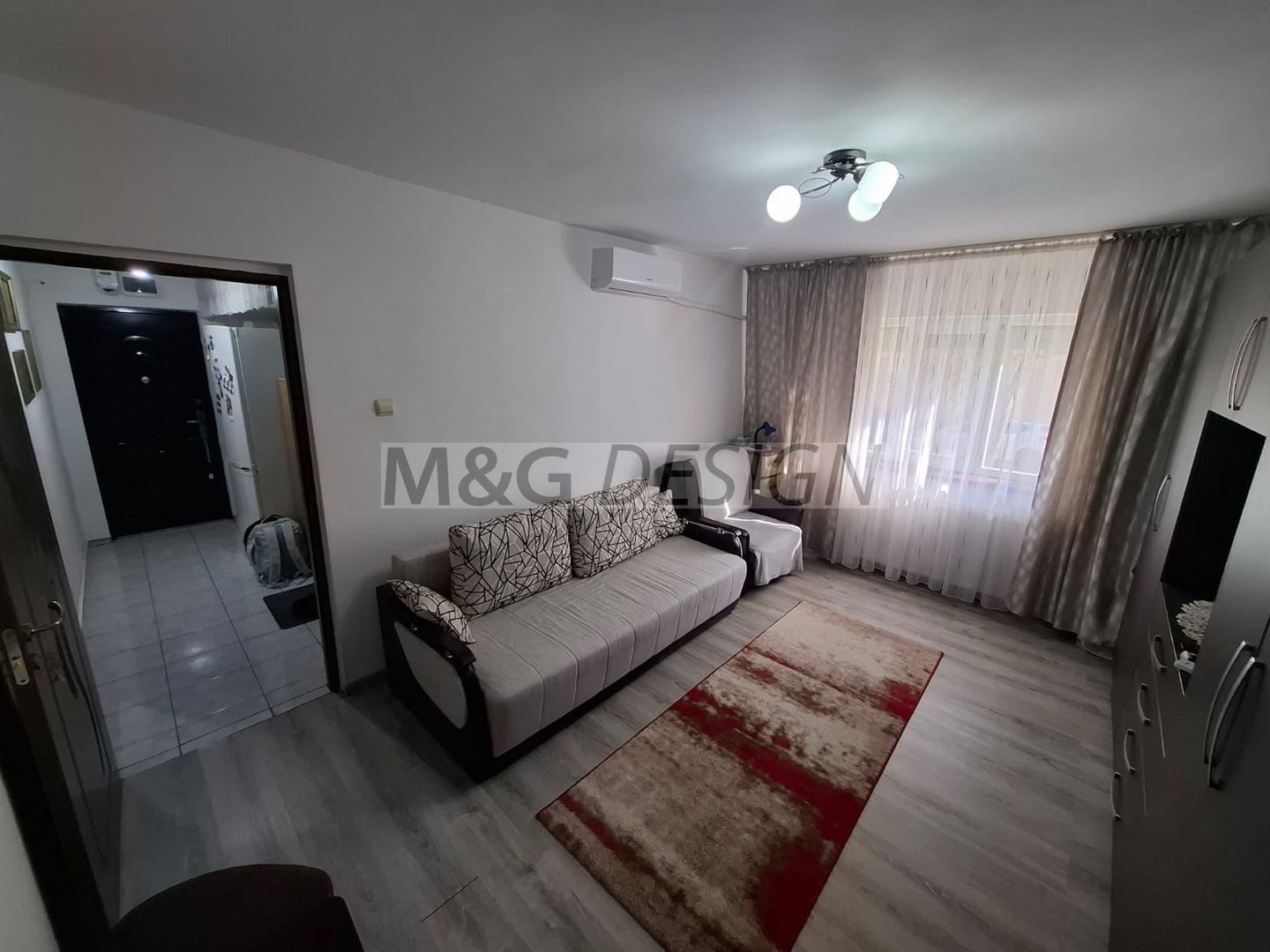 Apartament cu 1 camera decomandat, parter inalt, centrala gaz, clima - Poză 1