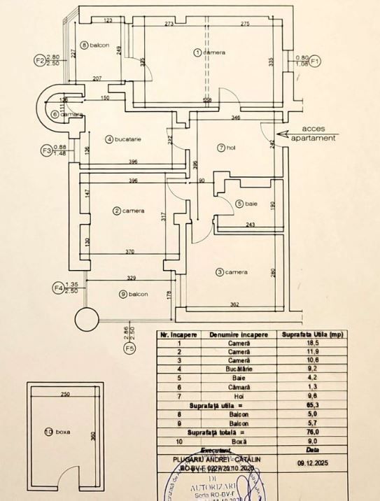 Zona Afi-Camera de comert apartament 3 camere etaj 1 - Poză 4