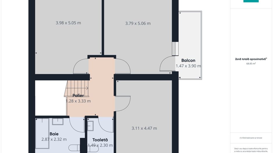 Casă tip duplex Dumbrăvița despărțit prin spațiu tehnic - Poză 20