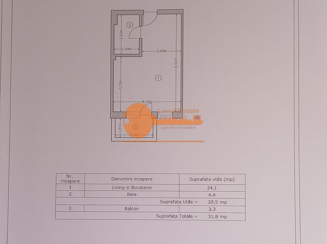 Garsoniera Uverturii Bloc Nou 2023 - Poză 3
