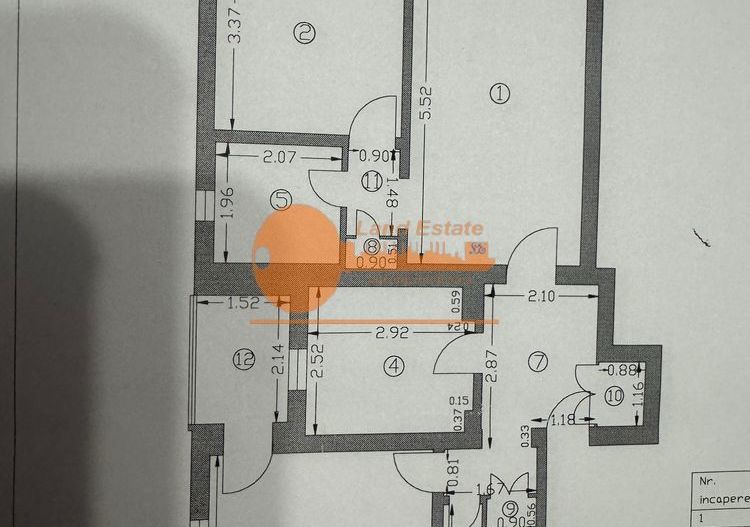 3 camere decomandat | Dristor | centrală proprie | 2 băi | - Schiță 5