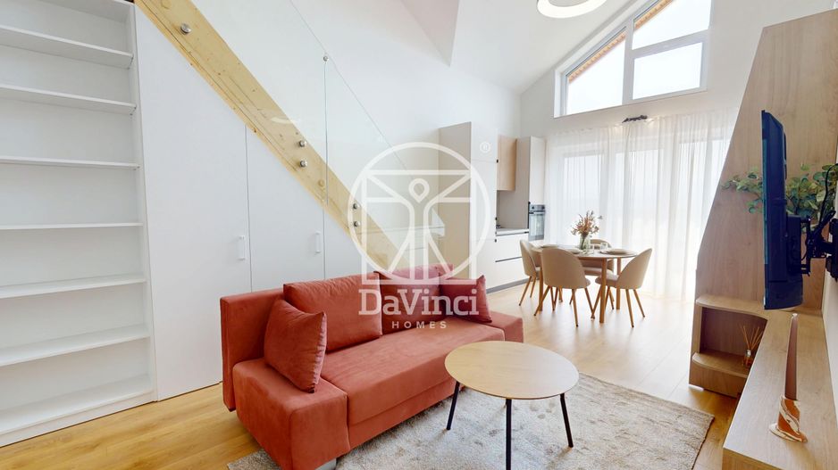 Penthouse 3 camere, intabulat, mobilat si utilat (NCL-47D-Ra-ap.8) - Poză 2