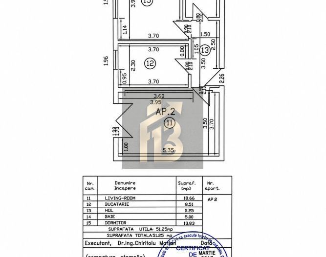 RARITATE - 2 camere + grădină 46 mp - Comison 0 - loc parcare inclus - Poză 3