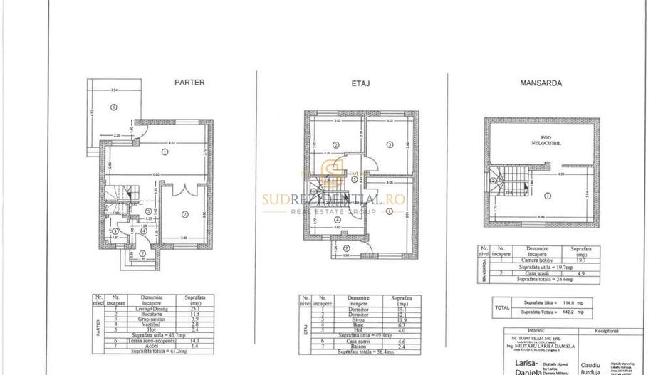 Vila excelenta tip duplex, P+1+Mansarda, Comuna Berceni - Schiță 6
