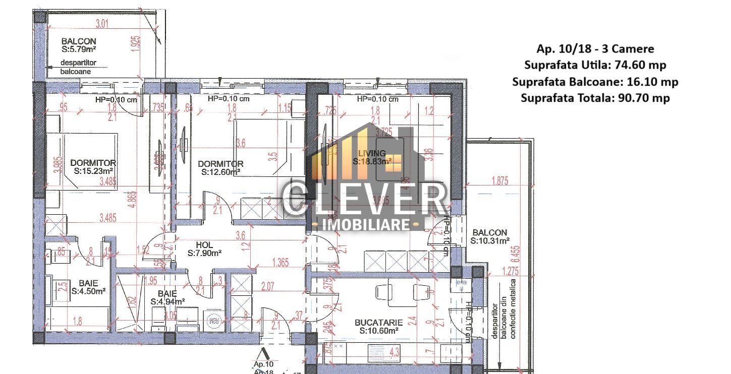 Apartament 3 camere Direct Dezvoltator Theodor Pallady - Poză 5