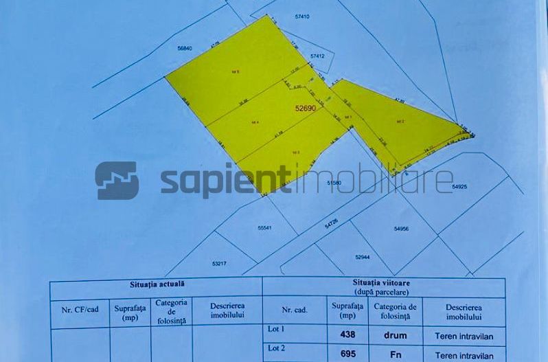 Sapient | Parcele pe str. Dealu mare , lacul Hanul Pescarilor - Schiță 7