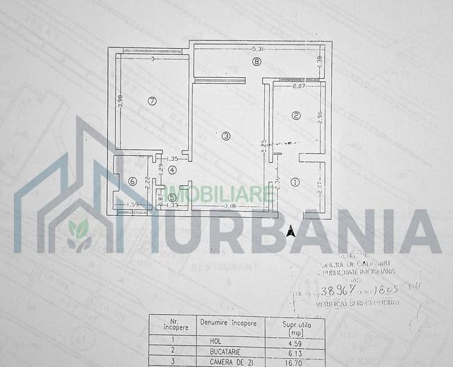 Apartament 2 camere complet renovat, Podu Roș – 53 mp, etaj 1/10 - Poză 16