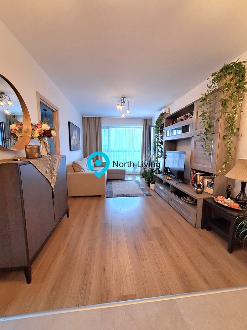 Apartament  3 camere, 75 mp, Onix Park North – Pipera, balcon 7 mp - Poză 4