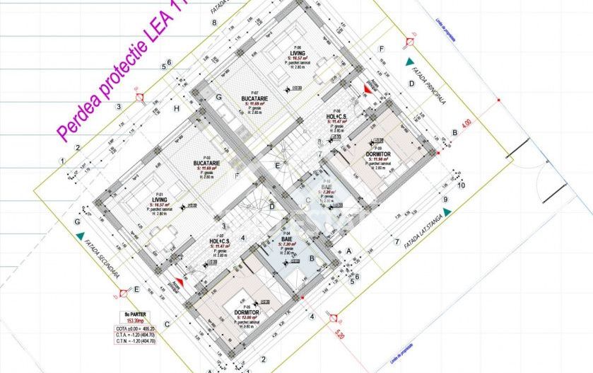 Casa tip duplex  5 camere, teren 400 mp, Selimbar acces usor - Schiță 19