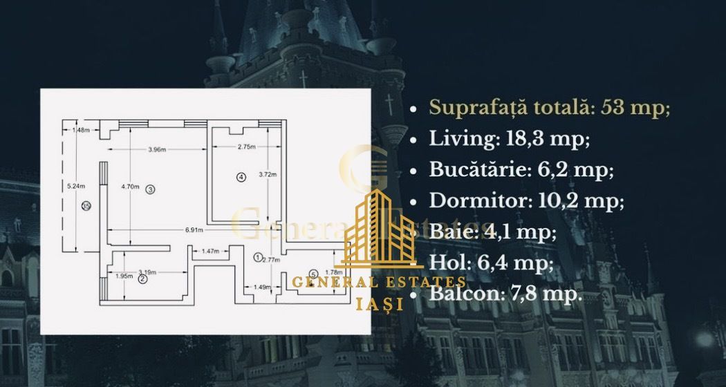 Vânzare apartament 2 camere | Complet mobilat | Freya Home – Bucium - Poză 15