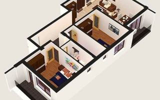 Apartament 3 camere 89200€ +TVA - Poză 2