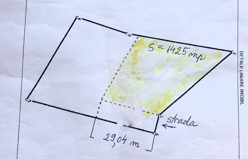 Teren intravilan 1425 mp-pretabil casa P+2E-Zona Drumul Tarpiului - Poză 8
