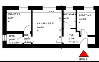Apartament 3 Camere Semidecomandat – Zona Linistită, Aproape de Piața Hermes - Poză 9