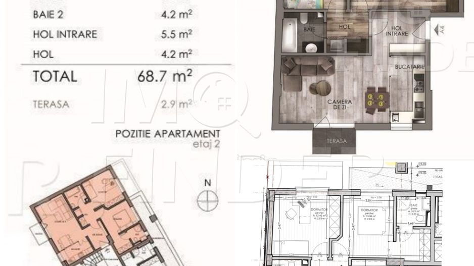 Imobil NOU - 3 camere  cu Parcare Subterana Zona The OFFICE - Poză 7