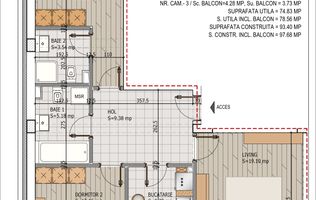 Apartament 3 camere Theodor Pallady,Metrou Teclu,Finalizare rapida