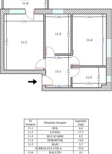 Apartament 2 camere Pallady, etaj 1, parcare inclusă, mobilat complet lux - Poză 12