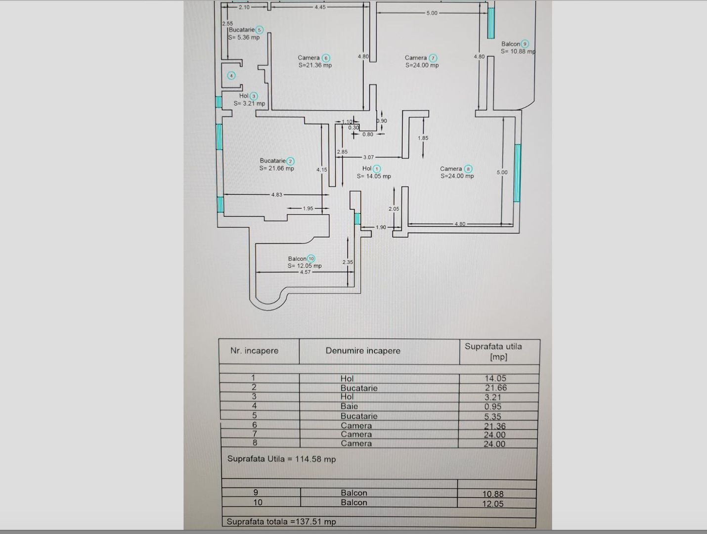 Apartament aproape de Piata Unirii - pretabil si pentru birouri - Poză 4