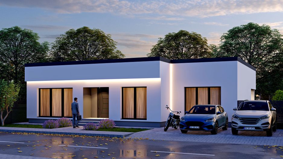 Casa individuala 4 camere Cartier Izvor Tarlungeni Brasov - Poză 12