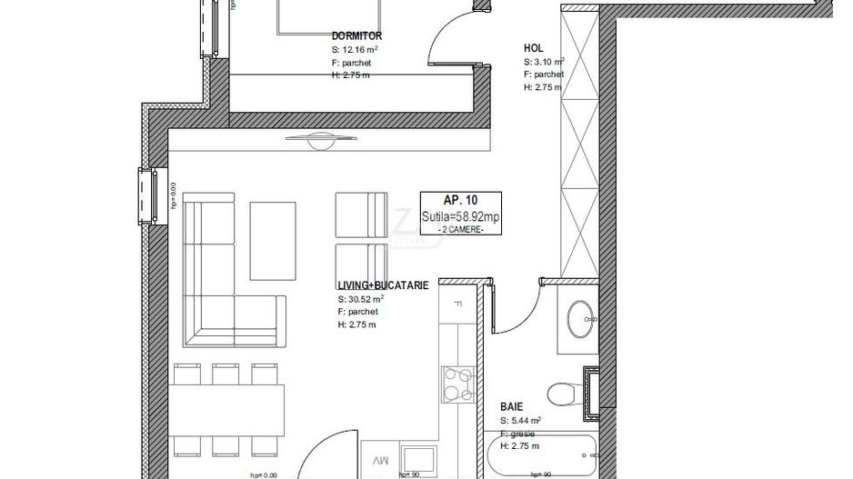Bloc finalizat. Gradina proprie. Drum asfaltat. Loc de parcare. - Poză 7