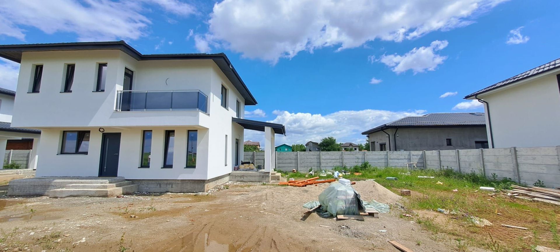 DRAGOMIRESTI VALE, CASA 4 CAMERE, teren 415 mp, utilitati, COMISION 0% - Poză 1