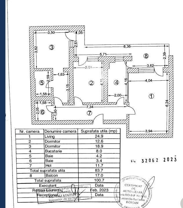 Inchiriere apartament 3 camere si 2 locuri parcare | Nusco City - Poză 15