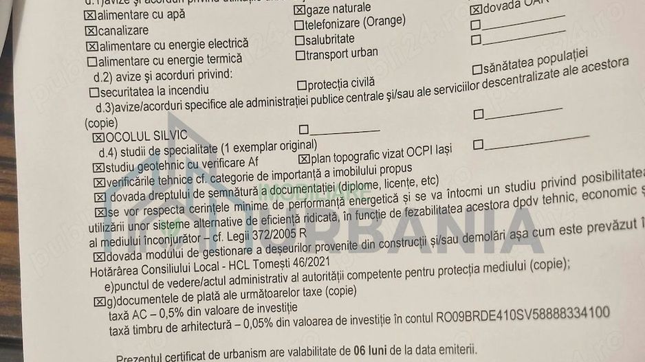 Teren intravilan de vânzare în Tomești Deal, Iași – ideal pentru construcție casă - Poză 9