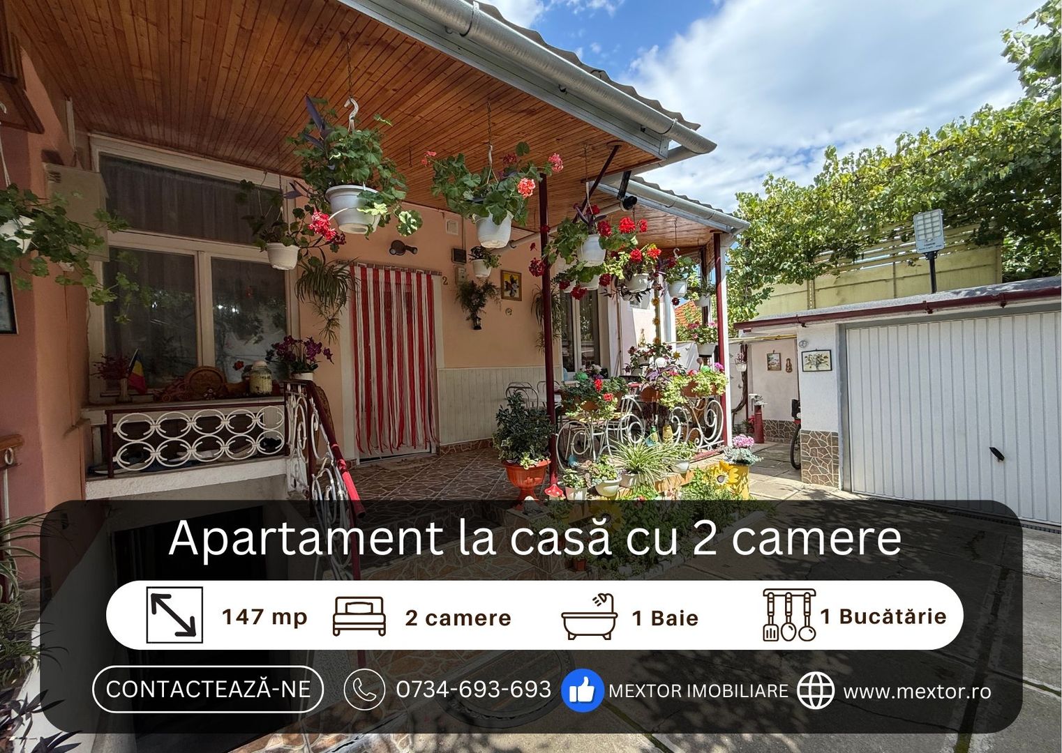 Apartament la casă de 2 camere, Medias - Poză 1