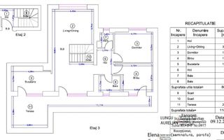 VANZARE APARTAMENT 3 CAMERE | MOBILAT SI UTILAT LUX | PARCARE | PIPERA - Schiță 33