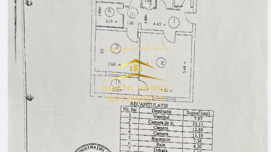 3 CAMERE I BUCATARIE INCHISA I UNIRII- SPLAIUL UNIRII I COMISION O% - Schiță 17