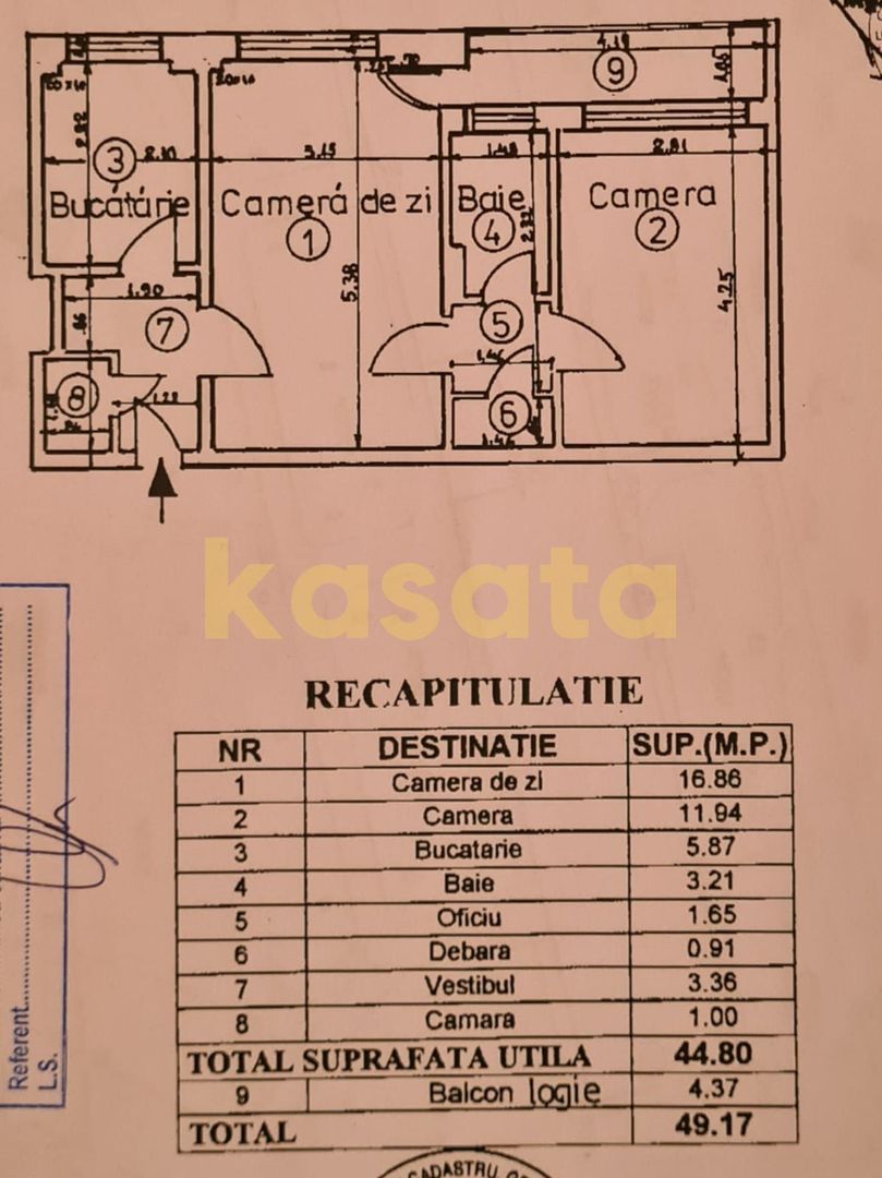 2 Camere Vanzare | Drumul Taberei | Metrou Favorit | Renovare 2025 - Schiță 15