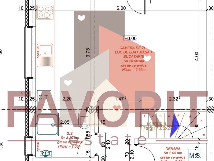 Duplex de vanzare in Mosnita | La asfalt | Toate utilitatile | COMISION 0% - Schiță 20