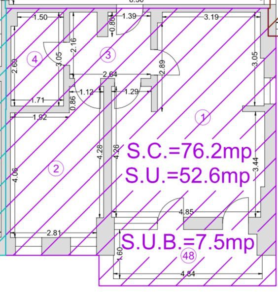INEL II - COMPLEX PRIMO RESIDENCE - Apartament cu 2 camere situat la etajul 4 - Poză 18