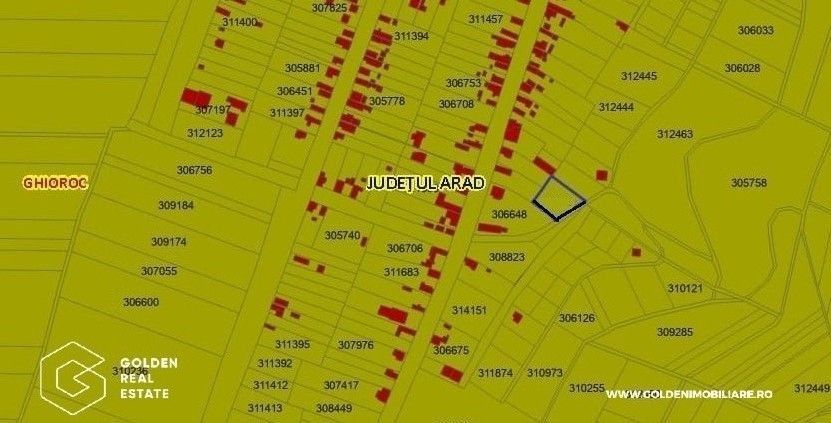 Teren bine pozitionat in Ghioroc, 1371 mp - Poză 1