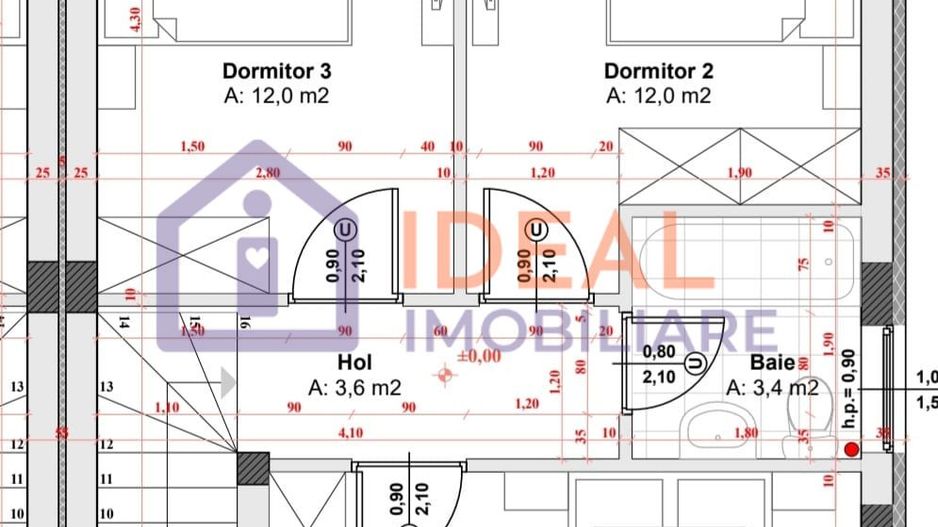 Duplex Modern la cheie si 270 de mp de curte, in Cisnadie - Schiță 9