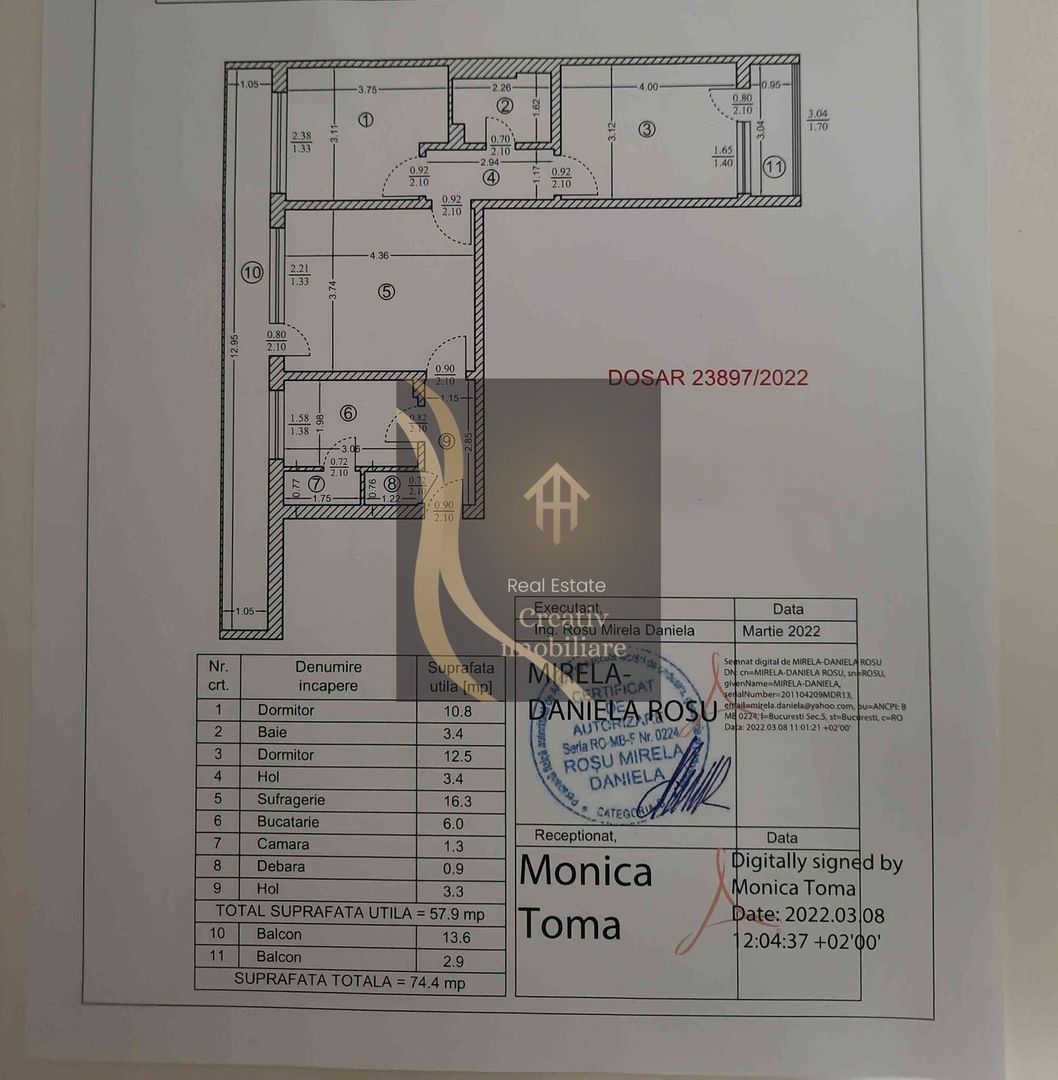 Apartament 3 camere Crangasi - Poză 7