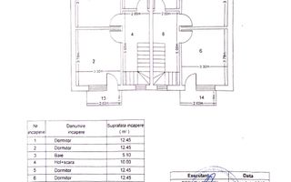 Duplex modern 4 camere + mansardă, complet mobilat – Comuna Berceni - Schiță 6