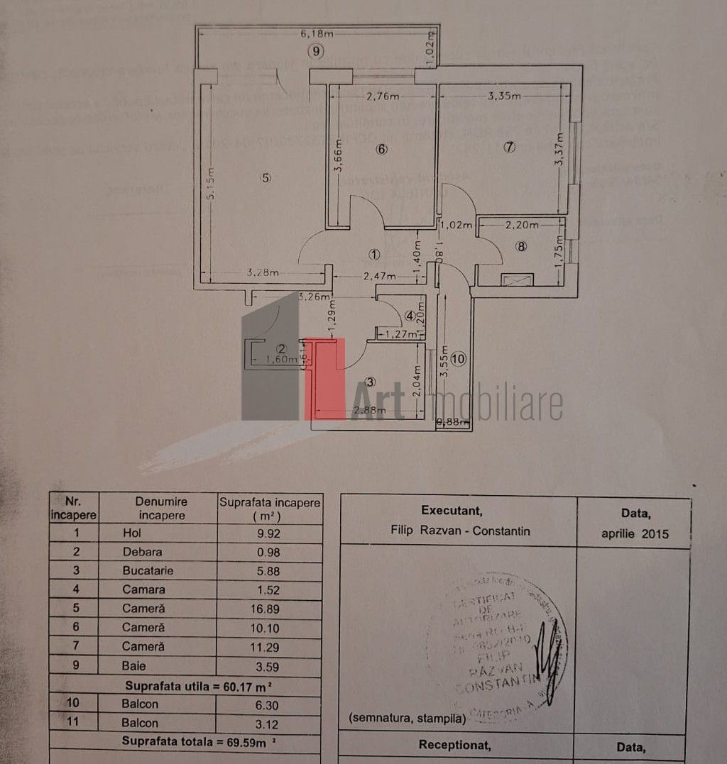 Apartament 3 camere Drumul Taberei langa metrou Valea Ialomitei - Poză 2