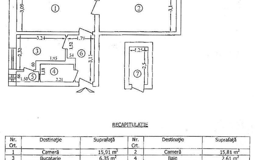 Proprietar, vând apartament 2 camere în Floreasca, et. 2/3 - Poză 11