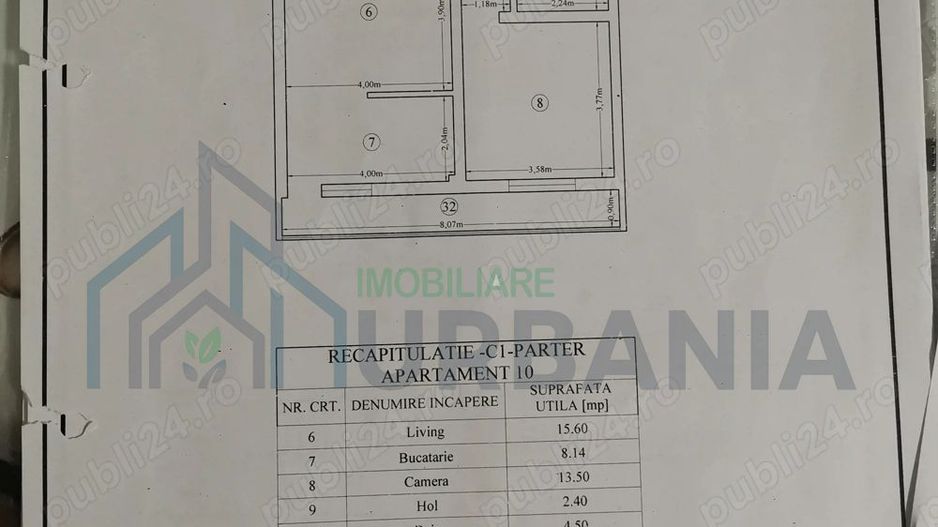 Ap. 2 cam, 51,40 mp, open space, Valea Lupului - Poză 6
