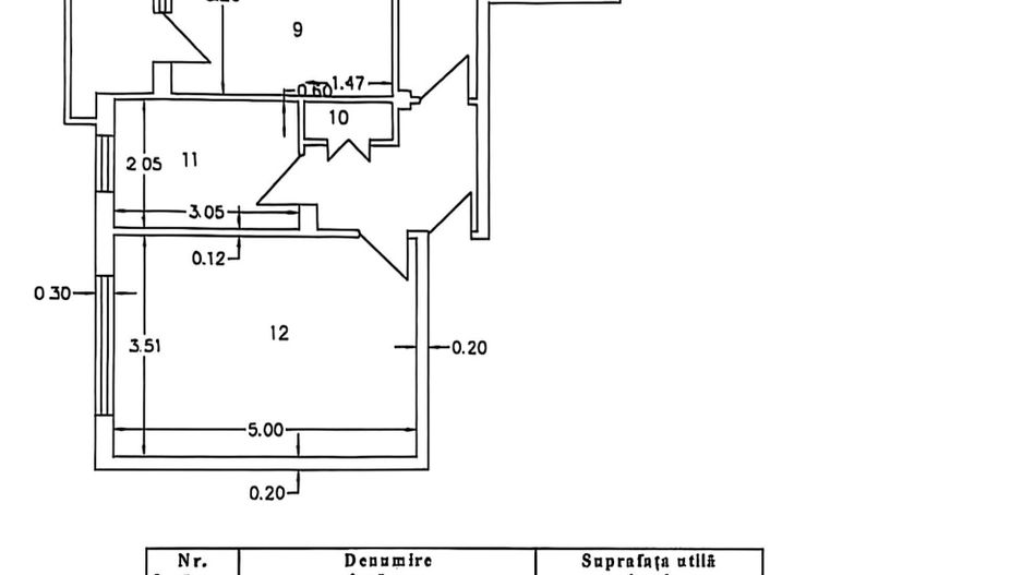 Apartament cu 4 camere, etaj 3, VASLUI zona Ultracentrală; - Poză 11