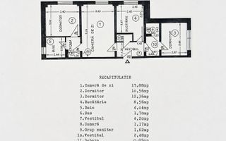 Apartament cu 3 camere in Turda - Poză 3