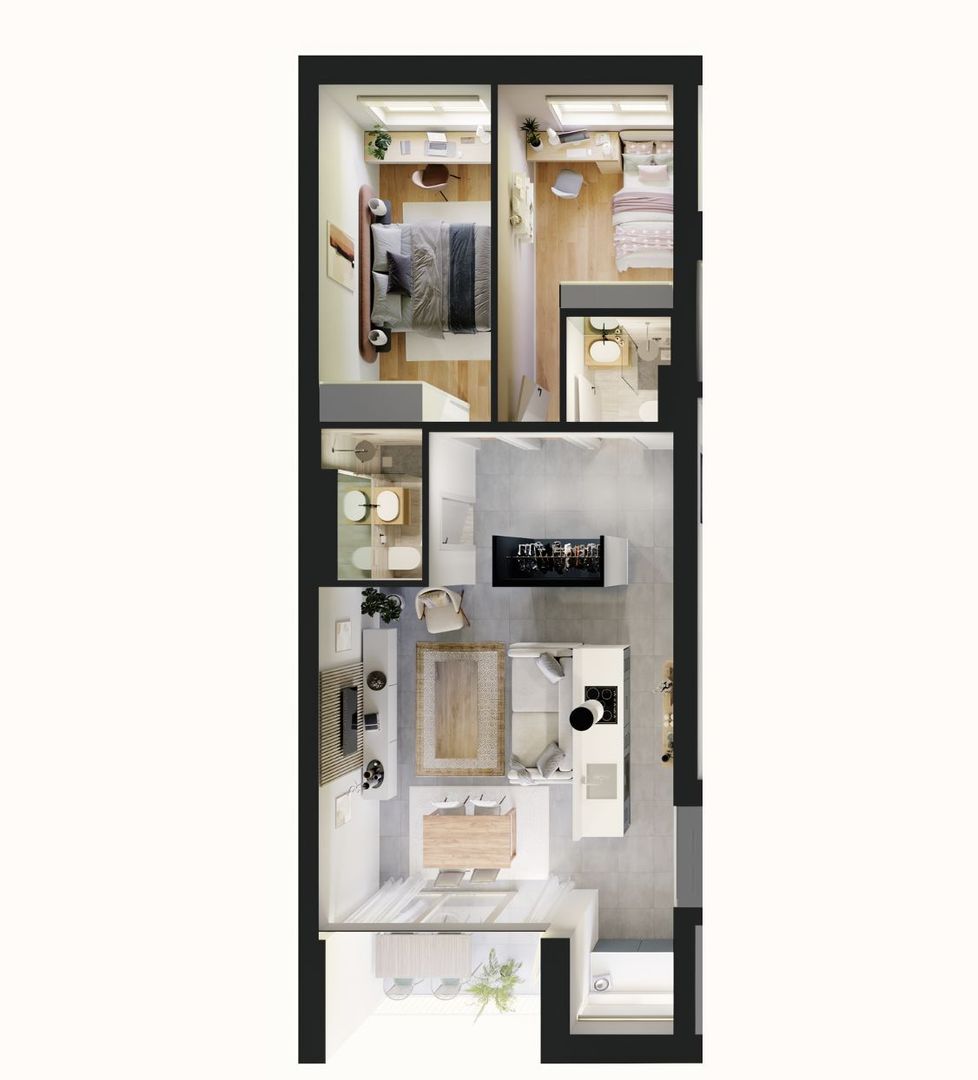 APARTAMENT 3 CAMERE | COMPLEX NOU PIPERA | PRET DE LANSARE - Poză 4