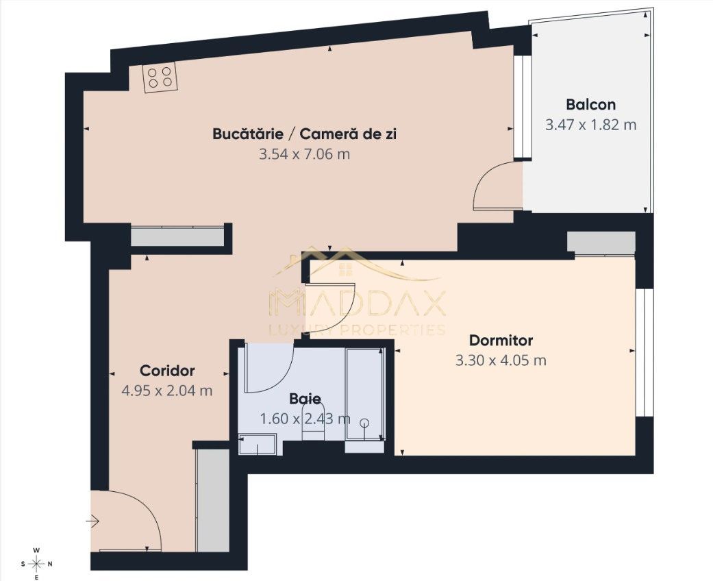Apartament  2 camere /54.8 mp // Herastrau - Schiță 15