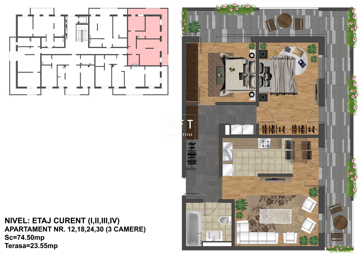 APARTAMENTE NOI, PLATA IN RATE, COMISION 0 % - Poză 7