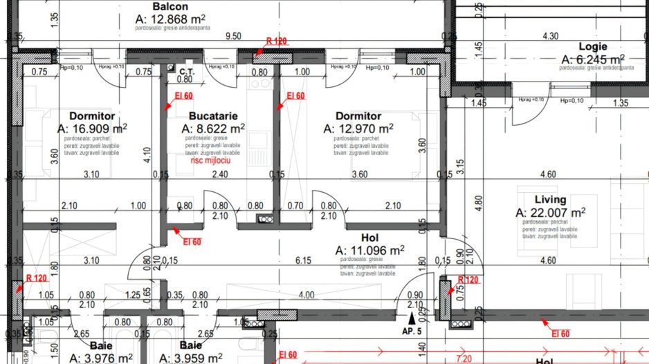 AP. 3CAM. SPATIOS, BLOC PREMIUM  P+4 / PALLADY ,METROU N. TECLU! - Poză 1
