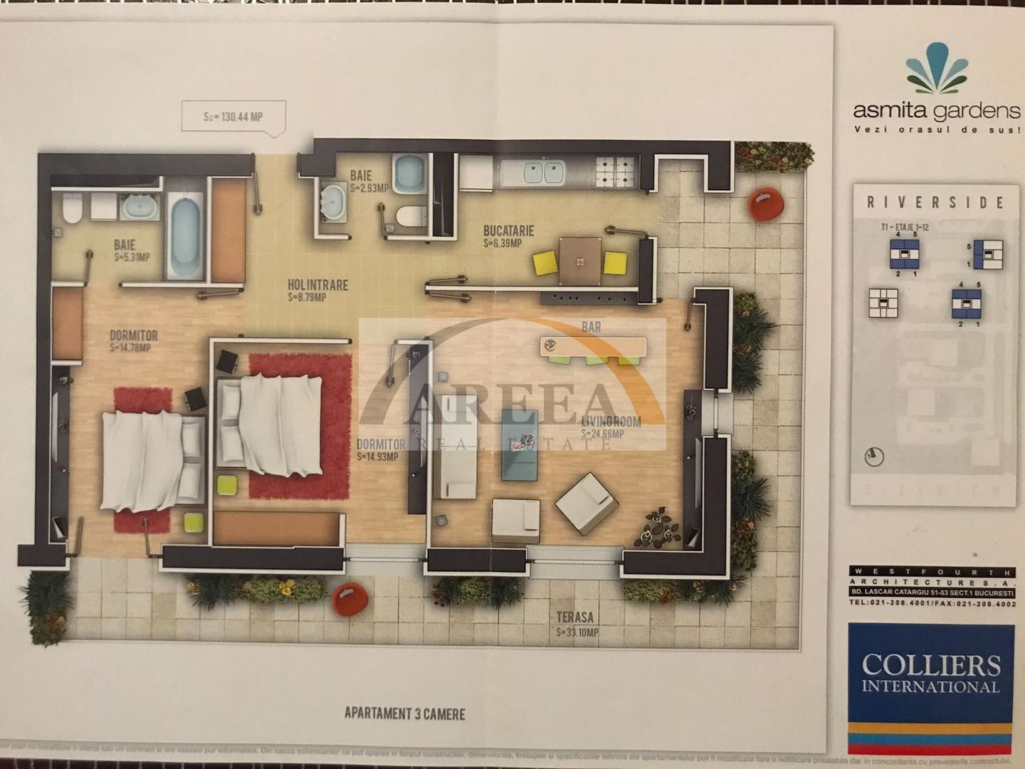 De vanzare - 3 camere decomandat etaj 4 - Splaiul Unirii - Poză 18