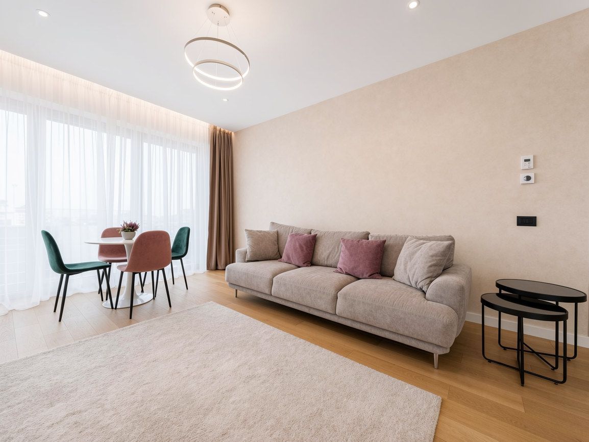 Apartament elegant cu 2 camere în One Herăstrău Towers — fotografia 1