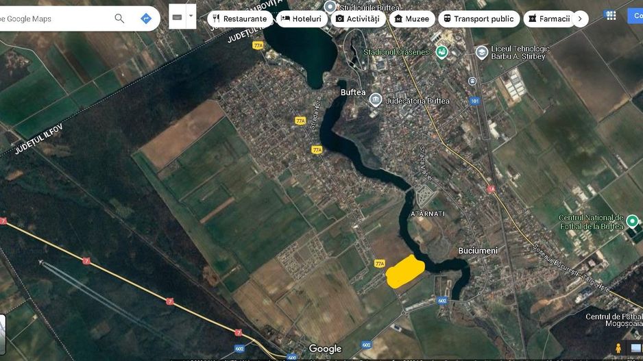 Teren pentru proiect de case in Buftea, cu deschidere la lacul Buciumeni - Poză 10