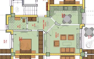 Apartament 2 camere decomandate, 66 mp, 2 balcoane și parcare, Ansamblul Sedes Apartamente Păcurari, Valea Lupului - Poză 1