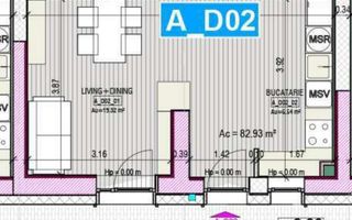 APARTAMENT 3 CAMERE | TEI | BLOC NOU - BOUTIQUE | MOBILAT UTILAT NOU - Schiță 9